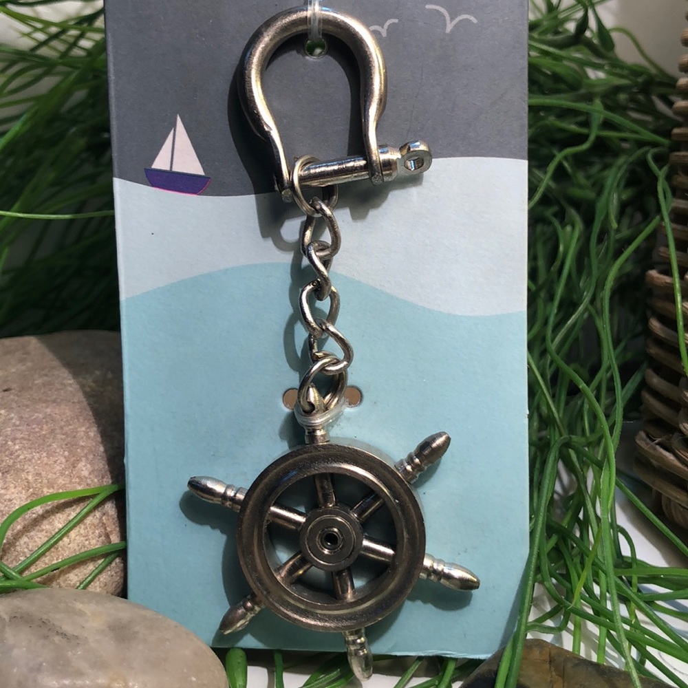 Nautical Wheel Keyring NWT - Picture 7 of 9